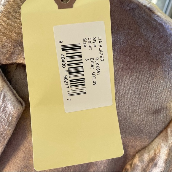 Raquel Allegra “Ether Lia” Velvet Set Blazer (L) & Pants (M), NWT Sample Sale - Picture 9 of 16